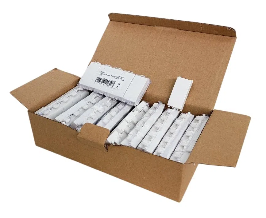 Falso Polo Bianco Compatibile con Vimar Plana – Set 100 pezzi – Tappi Copri Spazio Impianti Elettrici