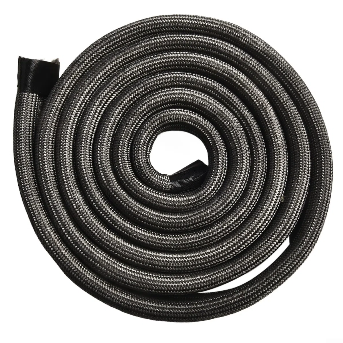 Guarnizione Piatta in Fibra di Vetro da 2 m, 10 mm, Resistente al Calore, per stufe domestiche, forni e camini, Grigio