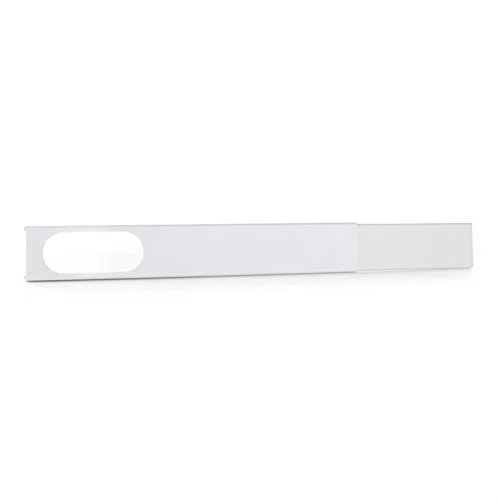 KLARSTEIN Window Kit - Impermeabilizzazione Finestre, Isolamento Finestre, Finestra da 67 a 131 cm, Per Climatizzatori Portatili, PVC, Bianco Lucido