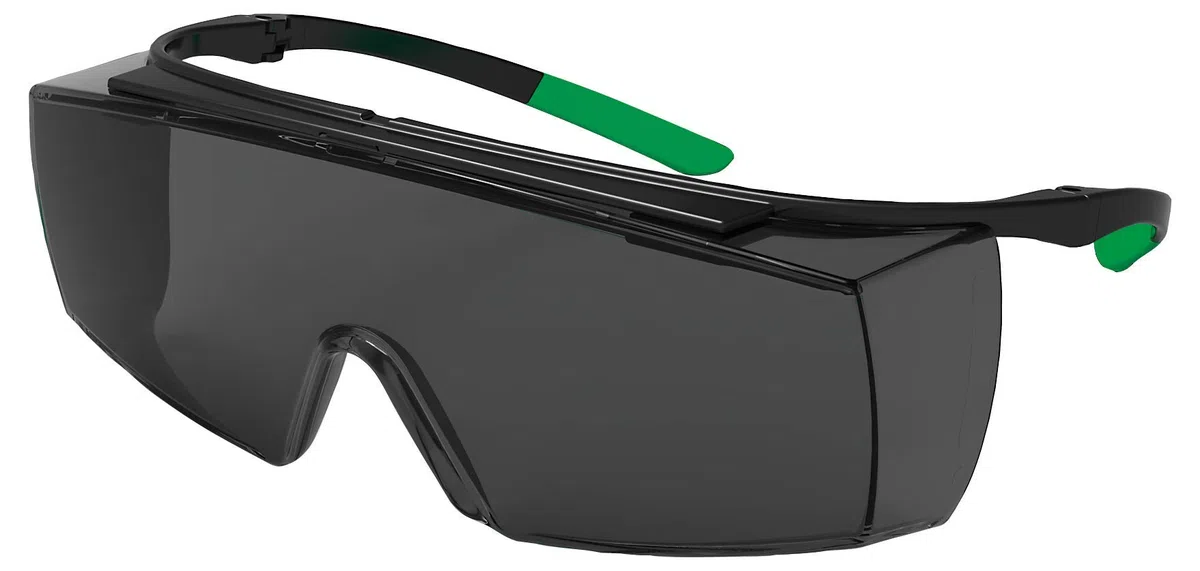 Uvex 9169545 Sicherheit Gläser, Super Otg SS5, schwarz/grün