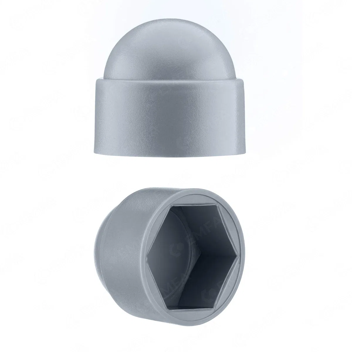 Cappucci copri-dado bulloni M10 (chiave 17) Grigio cappucci di protezione per viti 50 pezzi Cappucci protettivi esagonali Tappi plastica EMFA ®