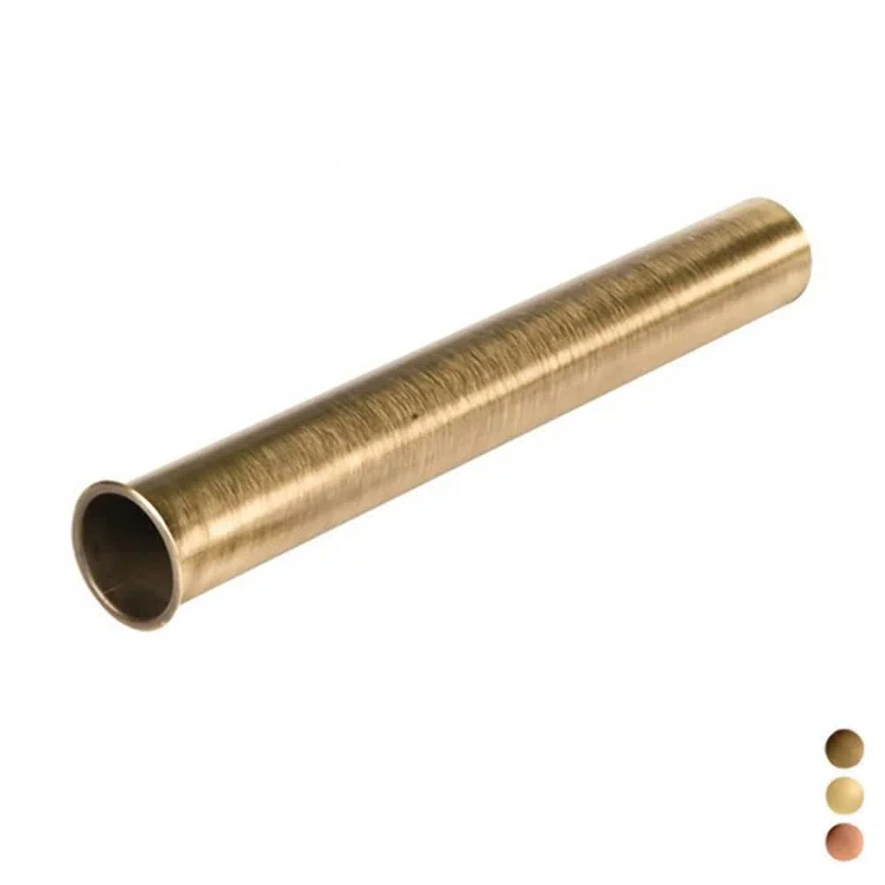 CANOTTO in Ottone con Flangia Diametro 32 x 300 Bronzo Flangia 1" 1/4