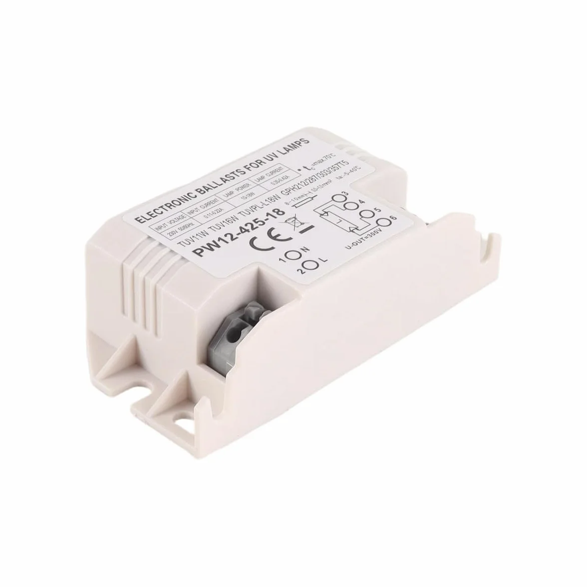 Huba Reattore elettronico 4-18 W AC220 V universale UV-C luce ballast per la purificazione dell'aria