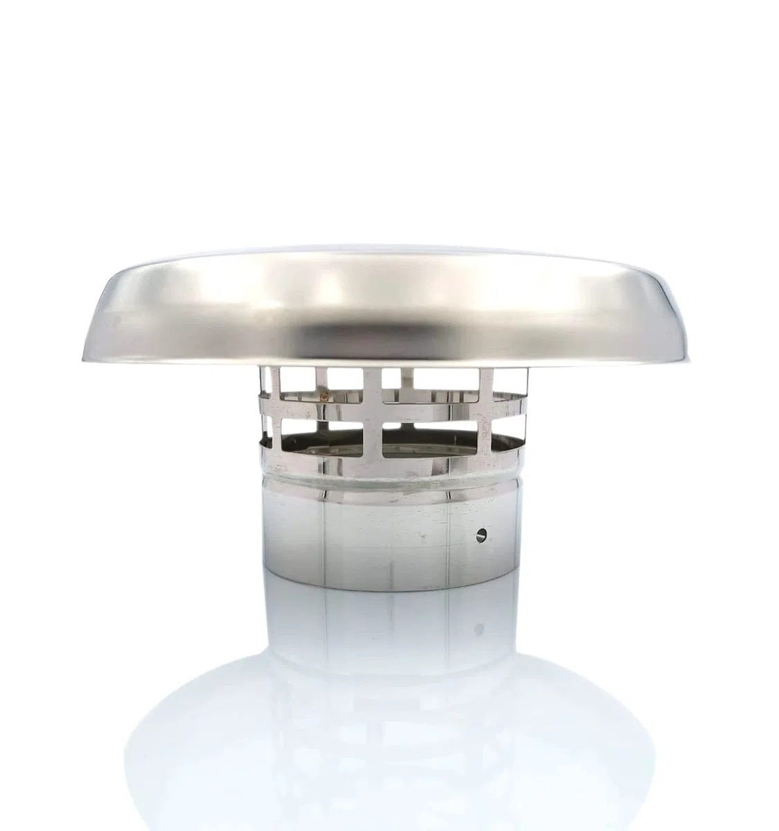 TYGERIX® Comignolo Verticale Fumi in Acciaio da 80 mm | Cappello Cinese Canna Fumaria Stufe Legna, Pellet e Caldaie | Fumaiolo Resistente al Calore | Griglia Antintrusione | Il Top