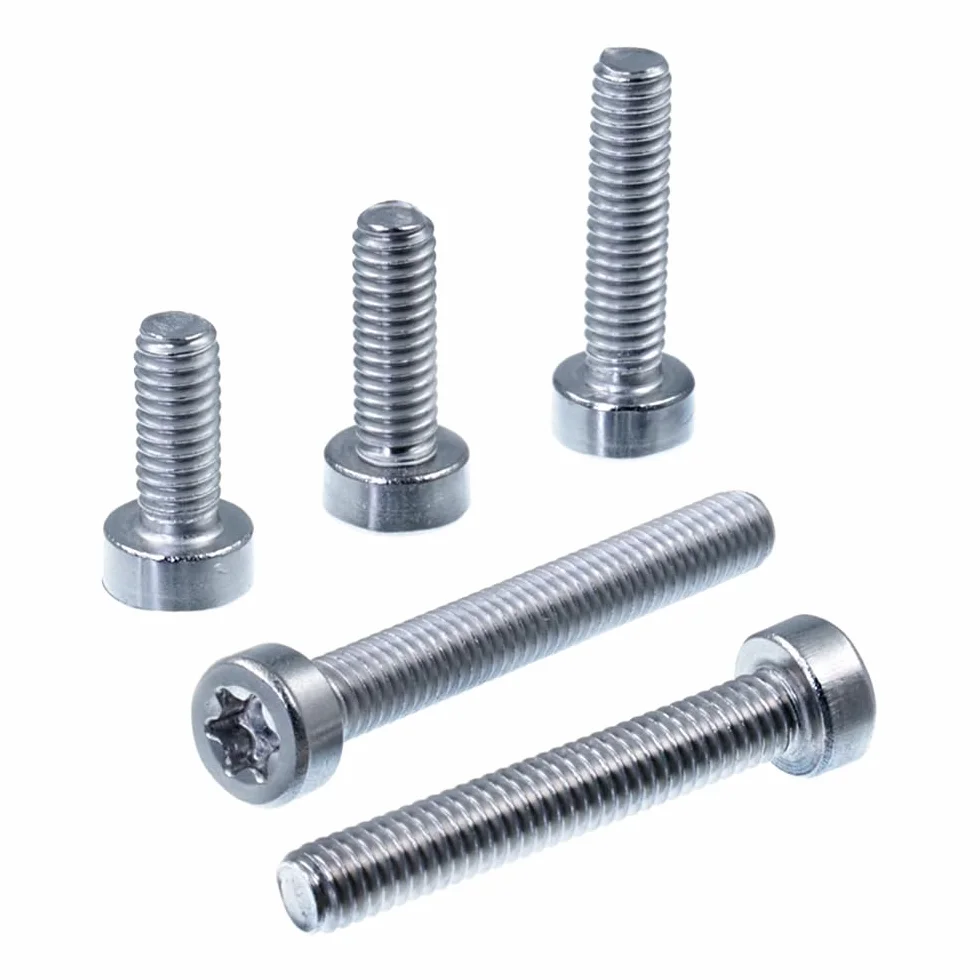 SECCARO Vite cilindrica a testa bassa M5 x 14 mm, in acciaio inox V2A VA A2, ISO 14580, TX/esagono incassato, filettatura completa, 20 pezzi