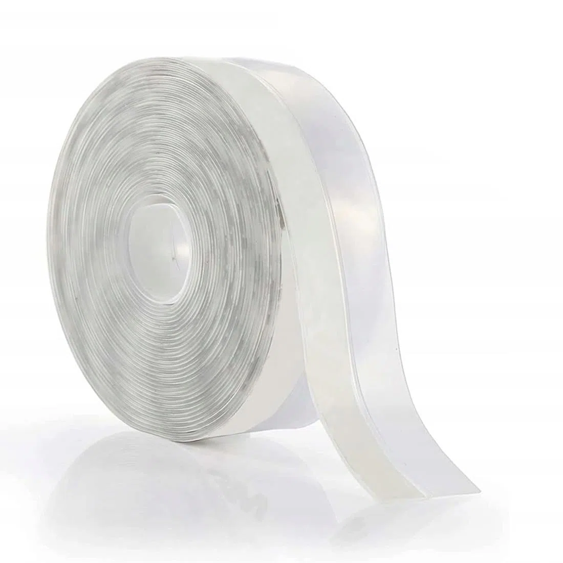 Nastro Paraspifferi Autoadesivo, 5m x 4.5cm Trasparente, Guarnizione Isolante per Porte, Finestre e Garage, Riduce Correnti d'Aria, Isolamento Termico e Acustico