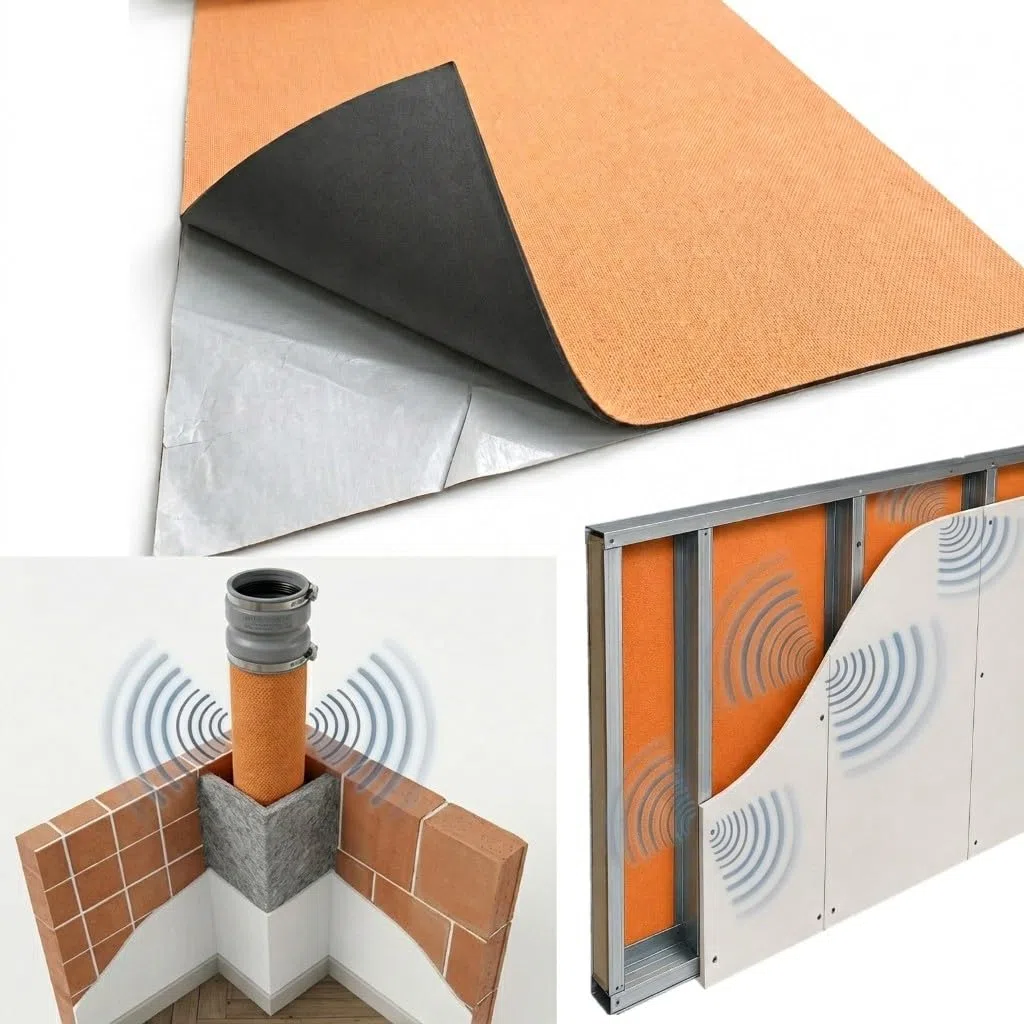 FUTURAZeta - Pannello Lastra Insonorizzante Antivibrante Acustica in Gomma Piombo EPDM Adesivo, Altissima Densità per Tubazioni Impianti Scarichi Pareti Soffitti Cartongesso (1 Pannello 60 X 100 Cm.)
