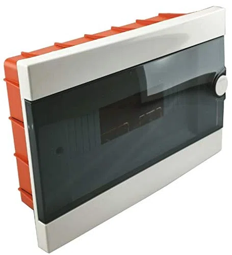 Quadro elettrico centralino da parete 12 moduli DIN box incasso oppure superficie scatola IP40 interruttori magnetotermici (Incasso)