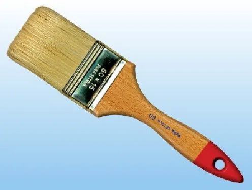 PENNELLO PENNELLESSA MM. 20 X 70 IN PURE SETOLE E MANICO IN LEGNO.