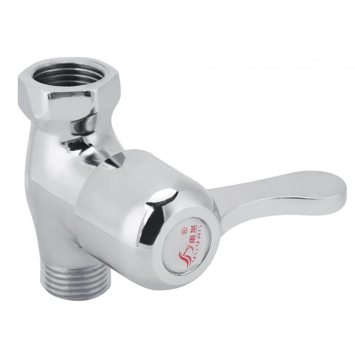 Valvola di Arresto Angolare in Rame G1/2in, Valvola Diritta, Controllo Dell'Acqua, Rubinetto Del Bagno, for Cucina, Bagno, Scaldabagno