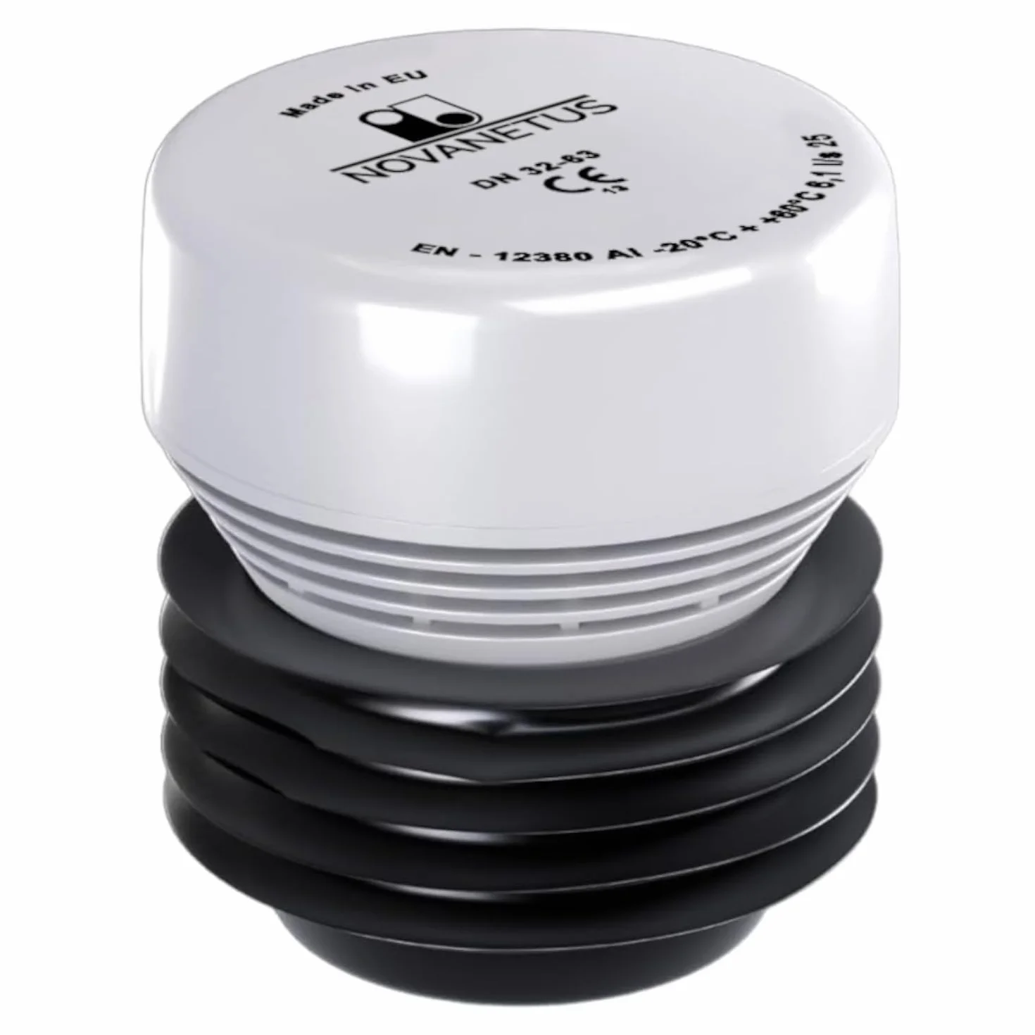 HypAir Balance - Aeratore per tubi DN 32-63, valvola di ventilazione per impianti fognarie