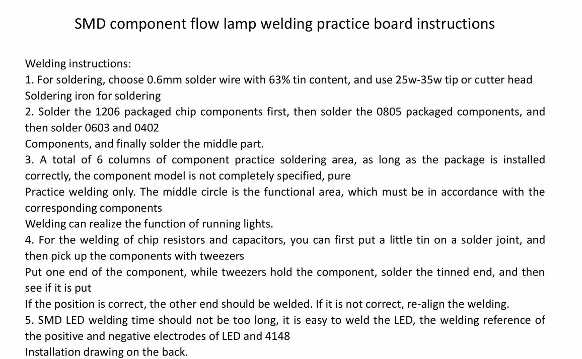 LED rotante SMD NE555 Scheda pratica di saldatura Kit fai da te Fanny Abilità Formazione Kit fai da te Scheda elettronica PCB Modulo Tuta