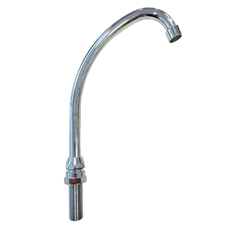 Rubinetto beccuccio alto per attacco a rubinetto pedale o pulsante acqua | Beccuccio per rubinetto piede | rubinetto beccuccio per lavabo | beccuccio per pulsante | beccuccio per lavasciuga
