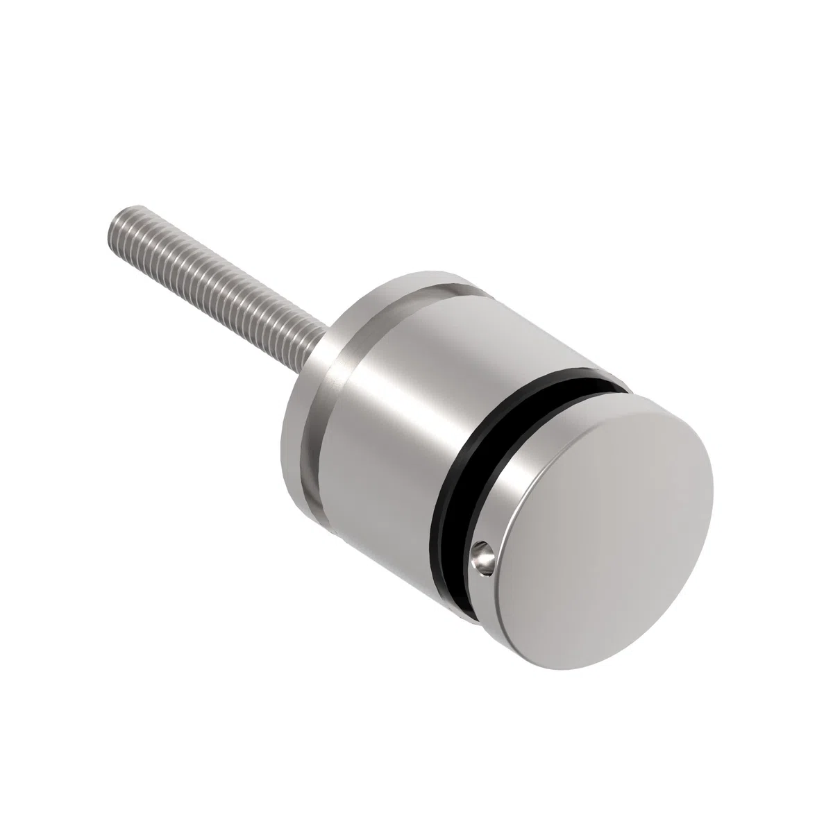 Sellon24® Supporto per vetro in acciaio inox, Ø 50 mm, vetro 8-17,52 mm, piatto, Flex V2A (0747.FLEX2)