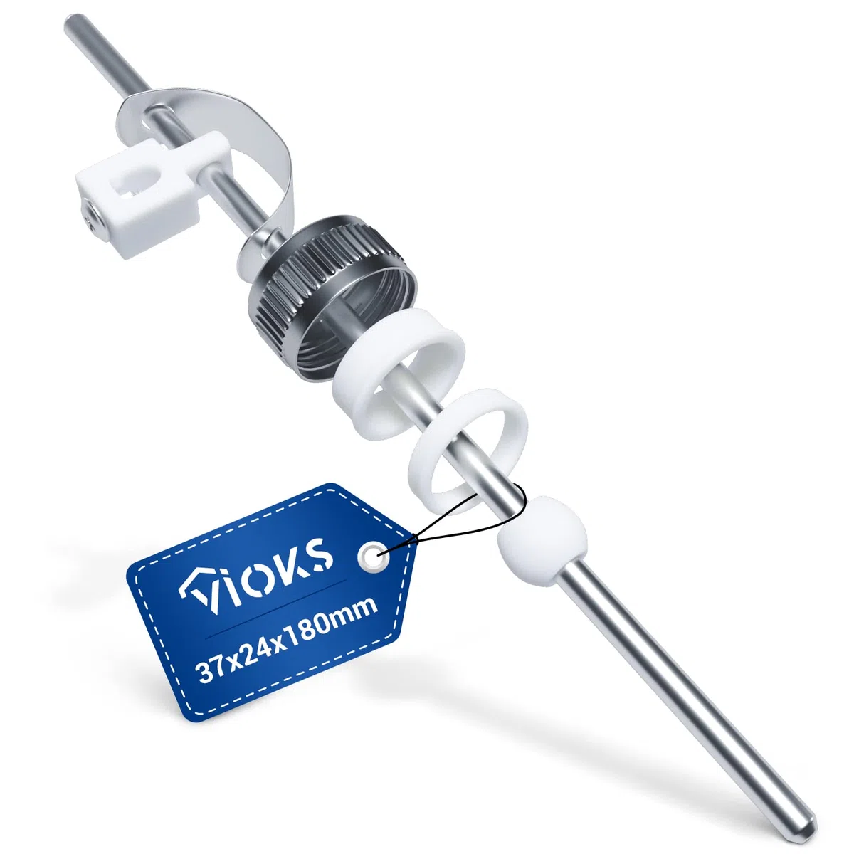 Asta eccentrica, diametro di 5 mm, lunghezza di 180 mm, asta di trazione per sifone del lavandino
