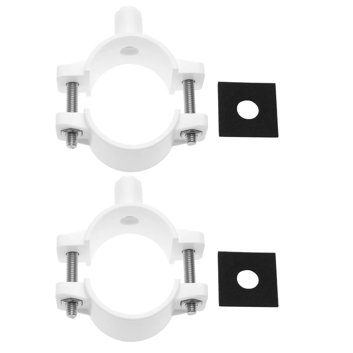 Morsetto per valvola di scarico a sella da 1/4", adattatore per tubo flessibile a connessione rapida, per sistema di osmosi inversa, filtri dell'acqua, morsetto per acque reflue con