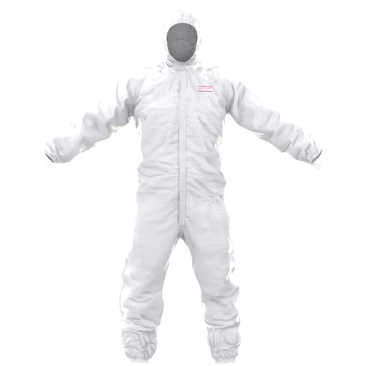 Tuta di Protezione Chimica SafeComfort Modello H | PPE Cat. III Tipo 5/6 - Protezione dalle infezioni Secondo EN 14126 - Taglia