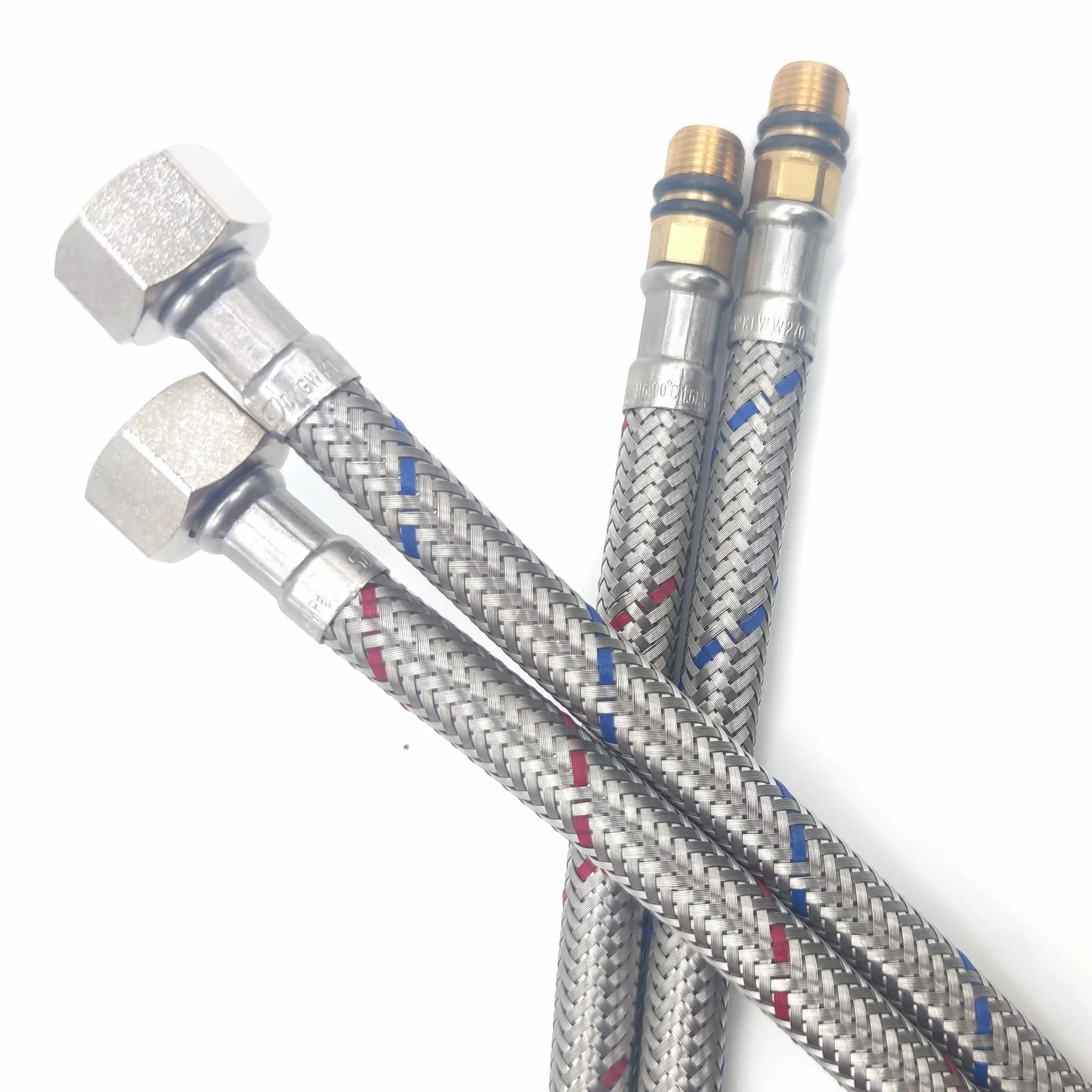 Beelee - Tubo di collegamento per rubinetto, G3/8 x M10, tubo di prolunga, tubo per lo scorrimento dell’acqua, prolunga per rubinetto dell’acqua