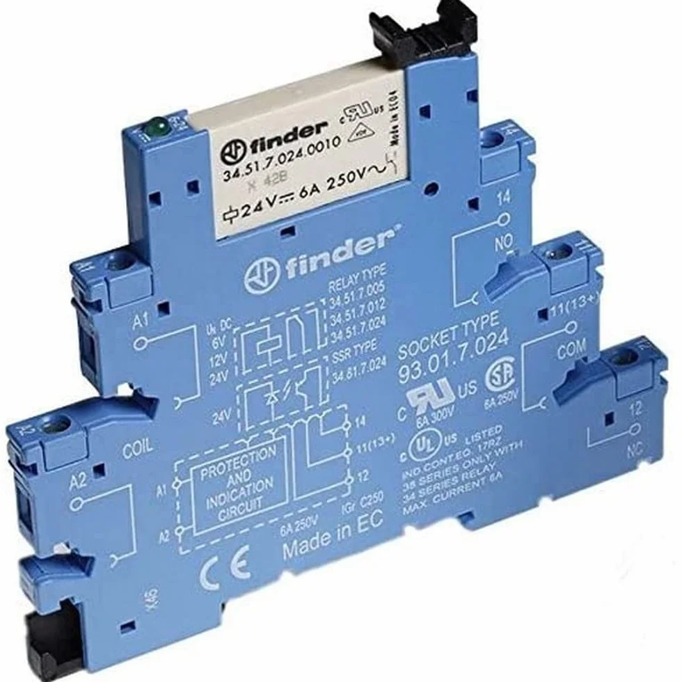 Finder 385.170.240.050 385170240050 - Relè di accoppiamento 6,2 mm