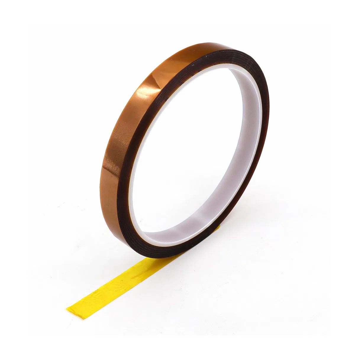 Misuyue Nastro adesivo Kapton da 10 mm, antistatico, resistente al calore fino a 300 °C, nastro isolante in poliimide da 33 m, per stampanti 3D, sublimazione, circuiti elettronici (marrone)