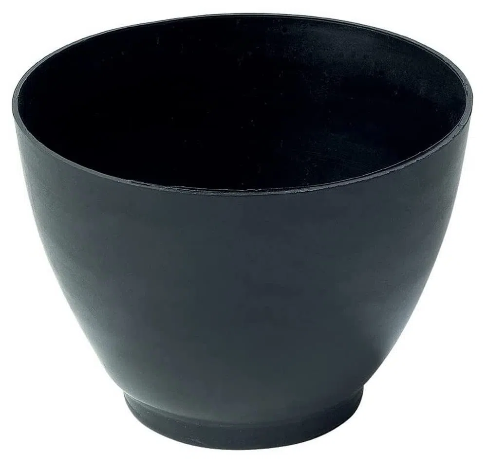 NESPOLI Ciotola per gesso in gomma, 210850 Nero