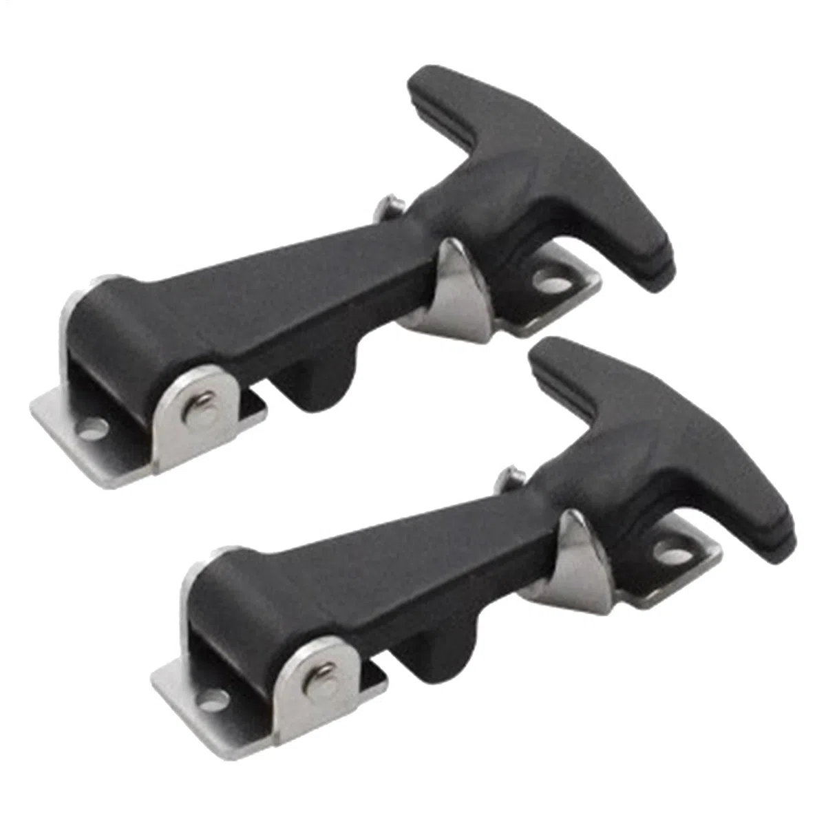 Chiusure Per Cofano - 2 Set Di Ganci Motore In Gomma, Montaggio Flessibile Con Impugnatura A T, Ganci In Gomma Con Supporto, Perfette Per Cassette Degli Attrezzi, Motori, Automobili, Frigoriferi, Macc