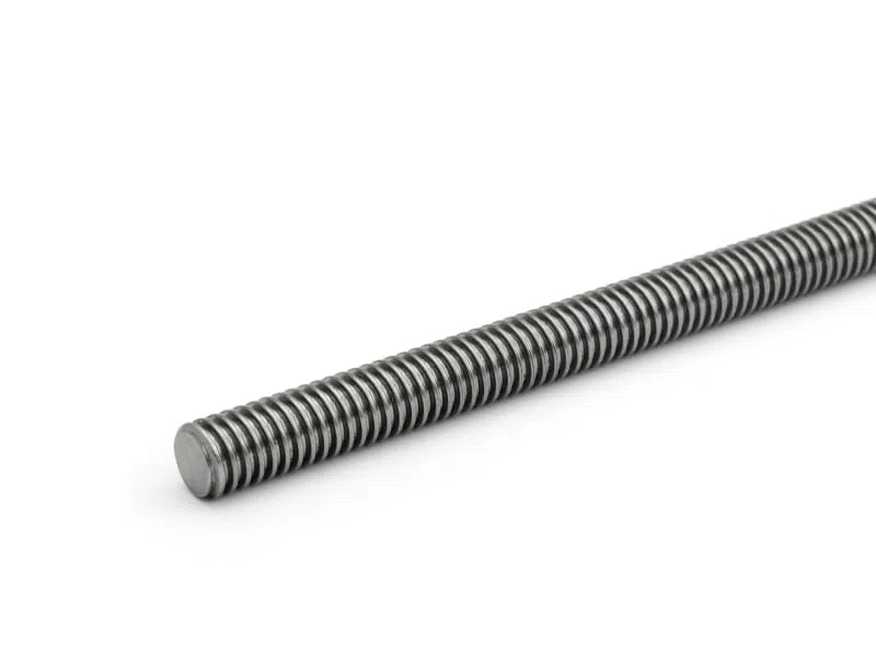 Vite trapezoidale di precisione RPTS 14 x 3 sinistra, filettatura trapezoidale TR, lunghezza del mandrino: 480 mm