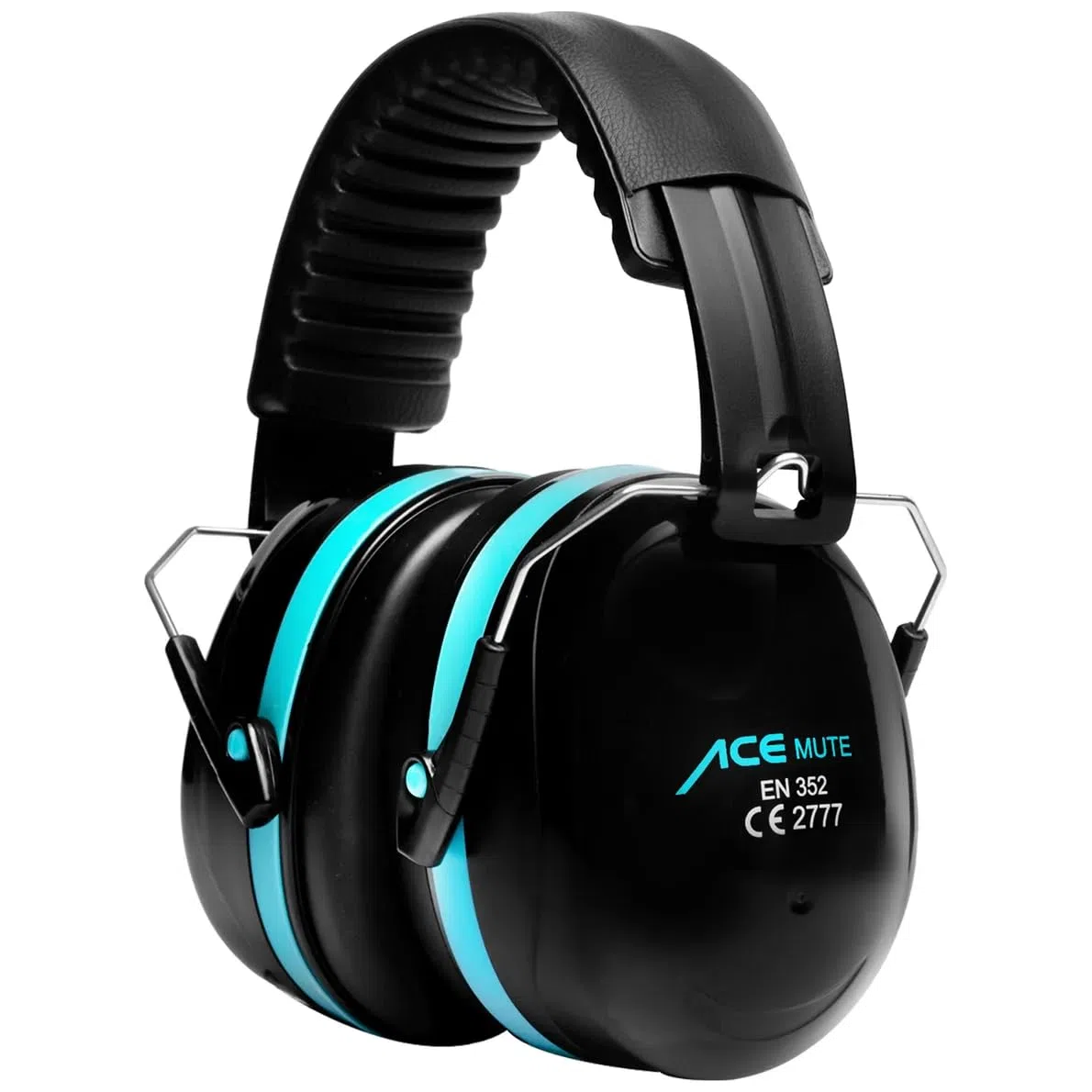 ACE Casco antirumore Mute - Casco antirumore per lavoro e tiro sportivo - EN 352-1 - Turchese