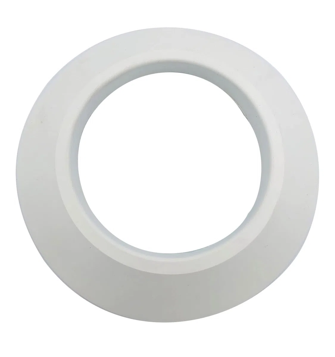 TYGERIX® Rosone Coprimuro Bianco in Gomma EPDM da 130 mm | Rosetta Copriforo Flessibile per Tubi di Caldaie Stufe e Qualsiasi Impianto | Universale | Resistente al Calore | Indeformabile