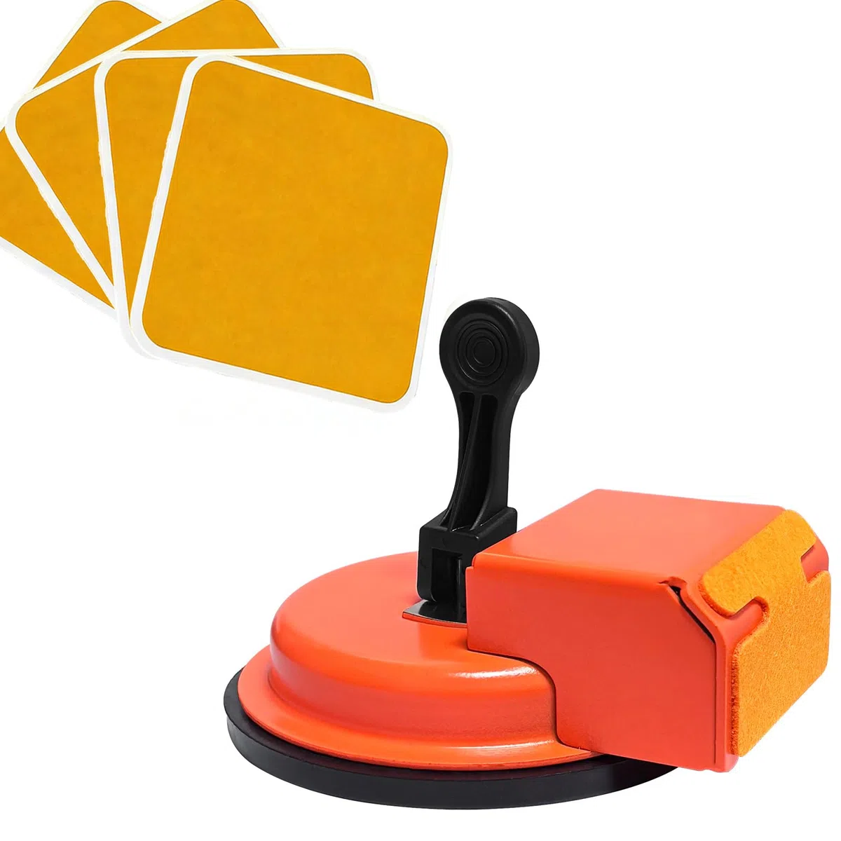 Strumento di fissaggio per fessure di pavimento: con ventose rinforzate e cuscinetti adesivi per la riparazione di pavimenti in laminato, vinile e legno, set di riparazione durevole, compatto ed