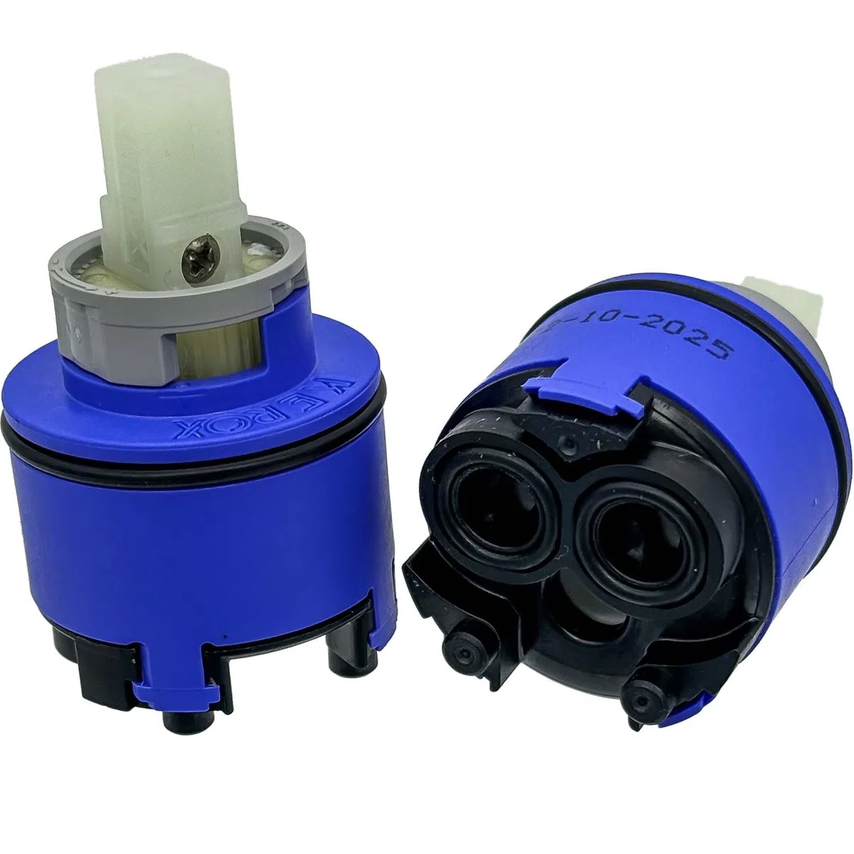 Cartuccia di Ricambio per Miscelatore Monocomando 35mm Bassa con distributore 2 Piedini in Ceramica Kerox K35OP