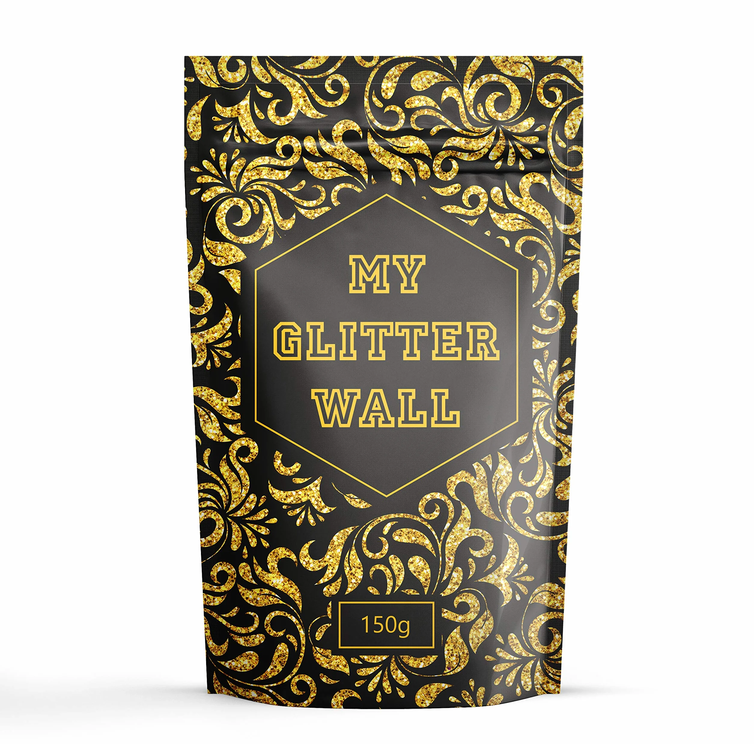 My Glitter Wall, confezione da 150 g di brillantini dorati per vernice emulsionante per la decorazione delle pareti, perfetti sia per interni che per esterni