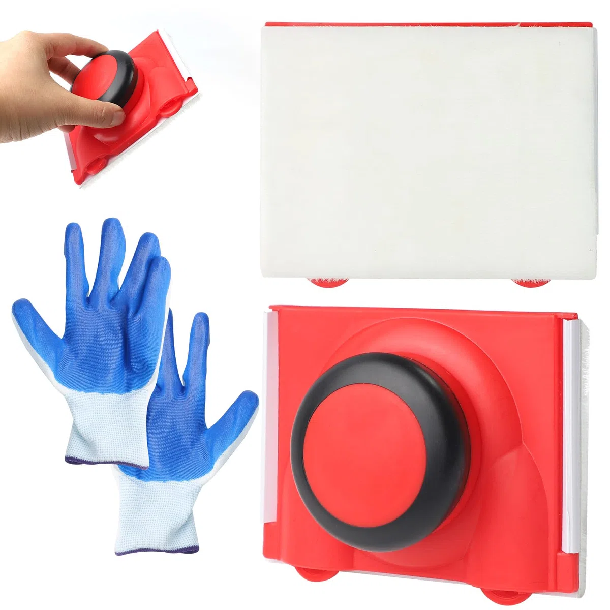 2 kit multifunzione per verniciare i bordi, taglierina per bordi colorati in lattice, per dipingere e angoli