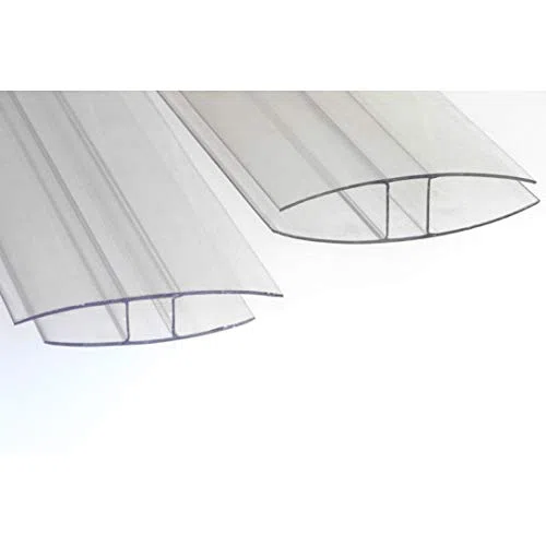 Profilo Giunzione H PC Alveolare UV PROTETTO Lunghezza 3 m Spessore 10 mm