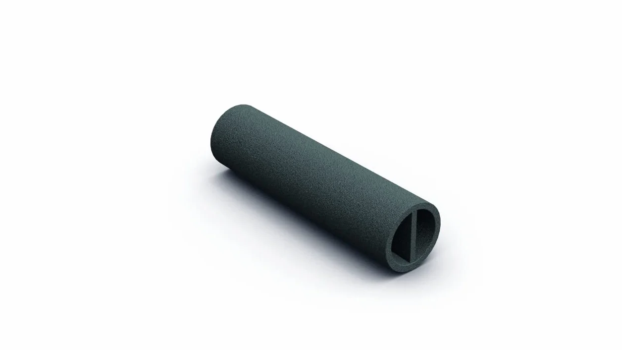 Silenziatore acustico tubolare TUBO PIUMA 100 (diametro 100 mm, lunghezza 480 mm)