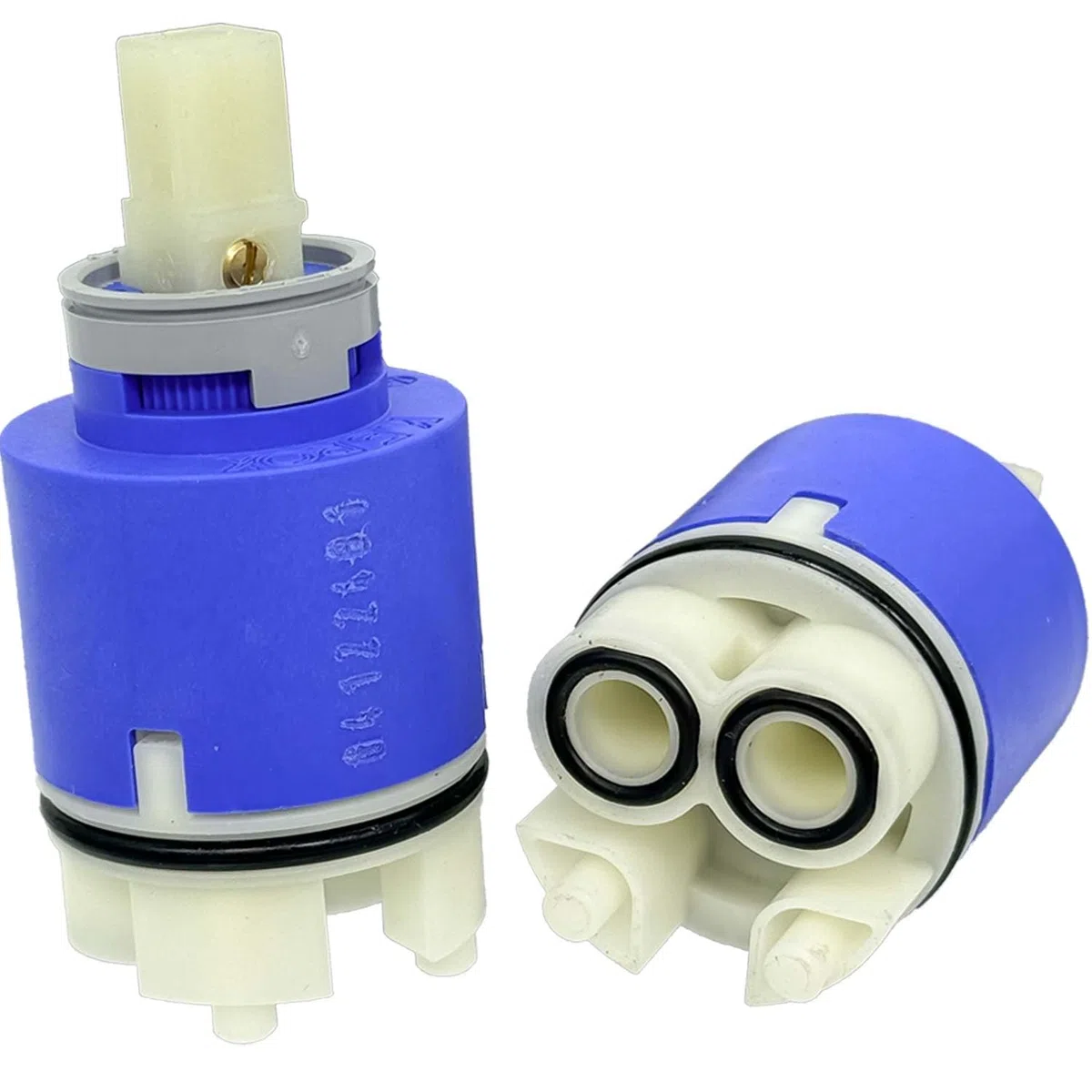 Cartuccia di Ricambio per Miscelatore Monocomando 40mm Alta con 2 Piedini in Ceramica Kerox K40B