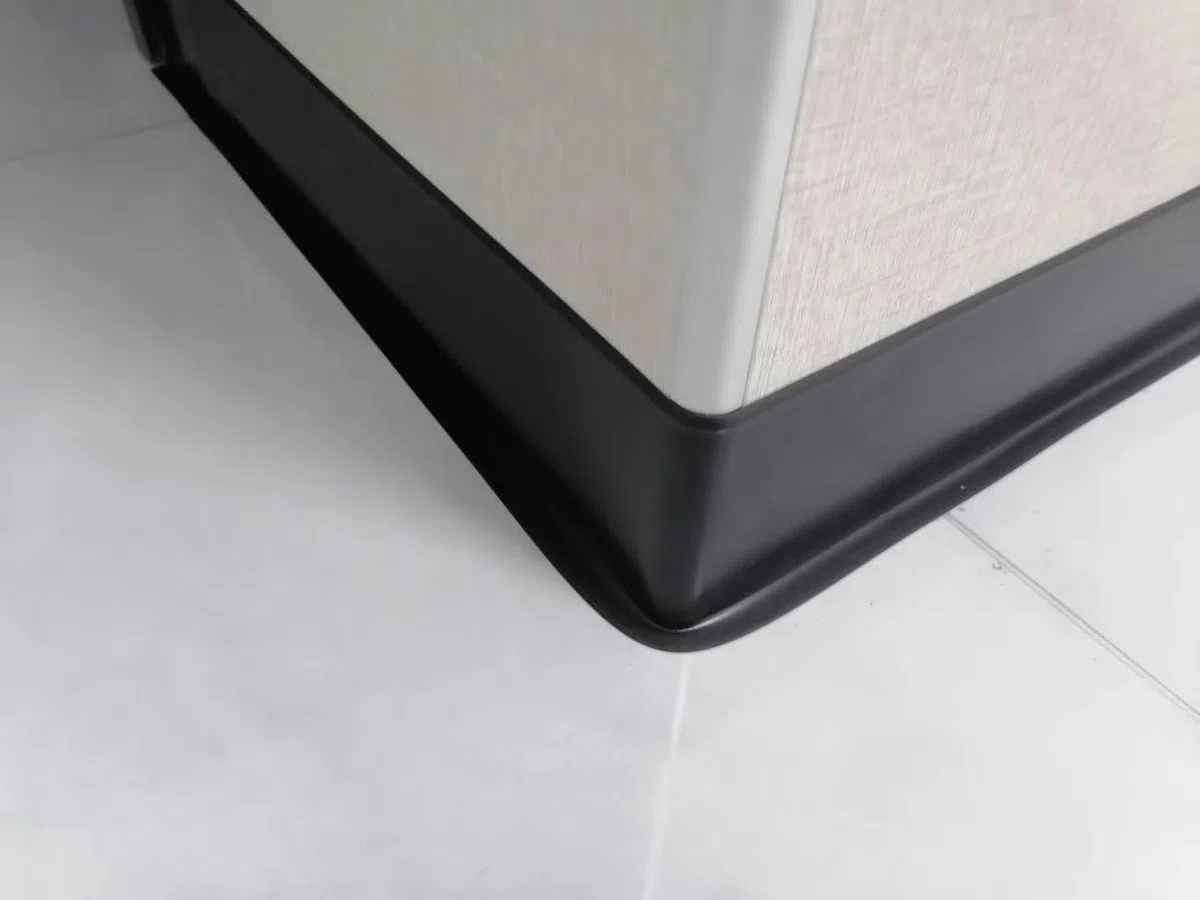 Battiscopa Modanatura per base a parete in PVC autoadesiva lunga 50 m per ufficio domestico, modanatura per battiscopa con base a parete flessibile impermeabile, finitura per base a parete stacca e in