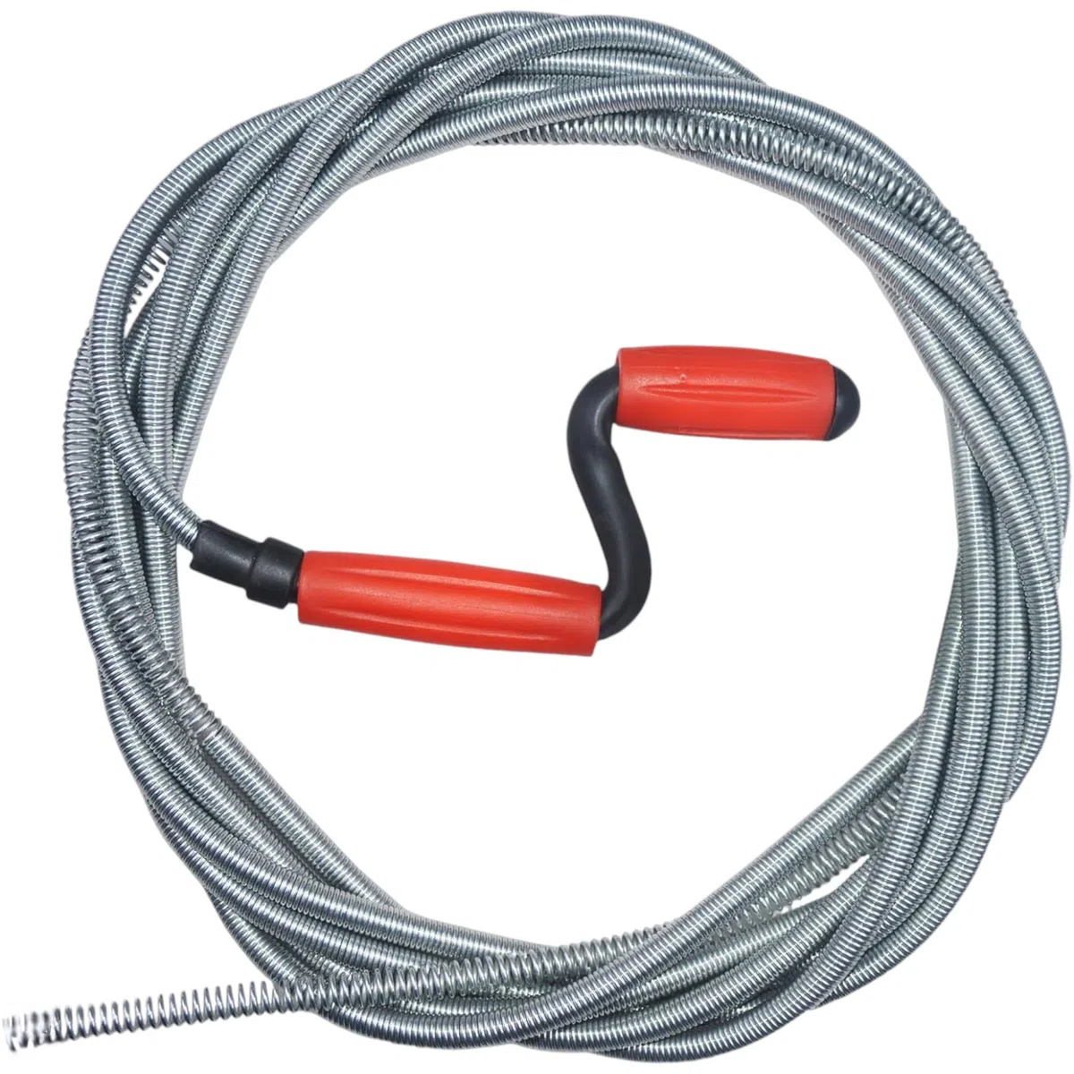 Topolenashop Sonda Sturatubi 5 m Ø 6 mm in Acciaio – Molla Sturalavandini e Scarichi per Lavandino, Doccia, Vasca e WC, Coclea Idraulica per Pulizia Tubazioni | 9367582