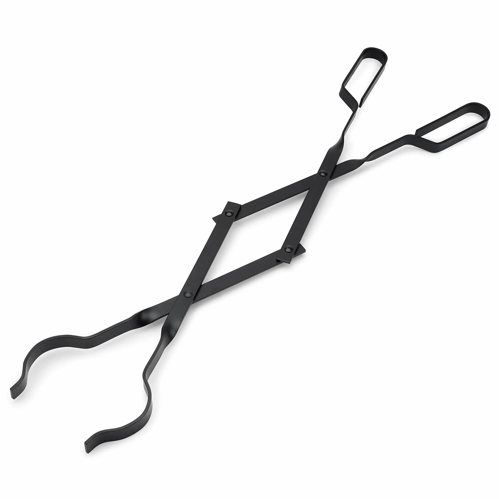 Onlyfire Outdoor Camino per Falò e Stufe, Pinze per Caminetti, Lunghe 66 cm, Tronchesi, Nero