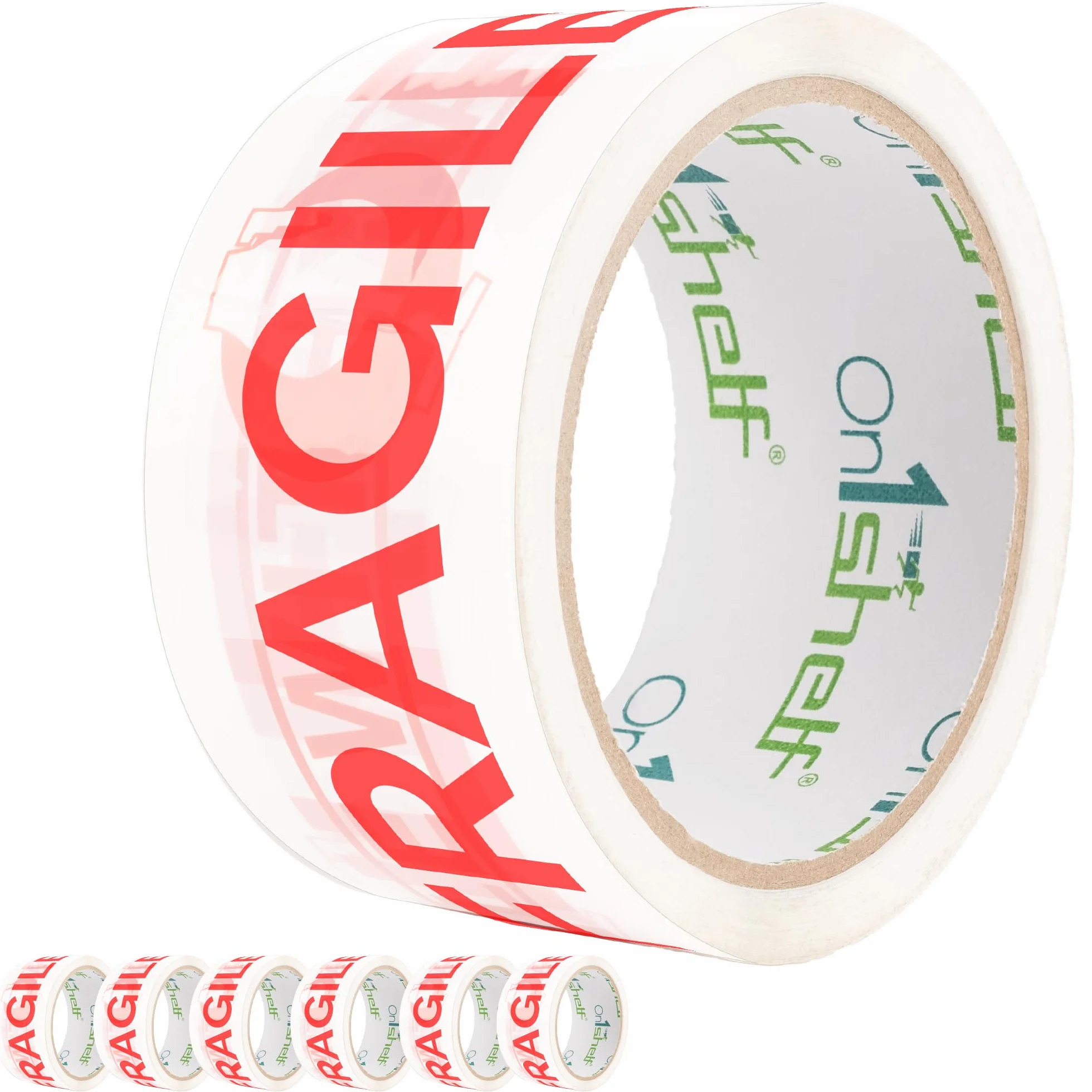 Nastro classico per imballaggio, 6 rotoli di nastro per pacchi, facile da srotolare e ideale per sigillare scatole e pacchi, multicolore