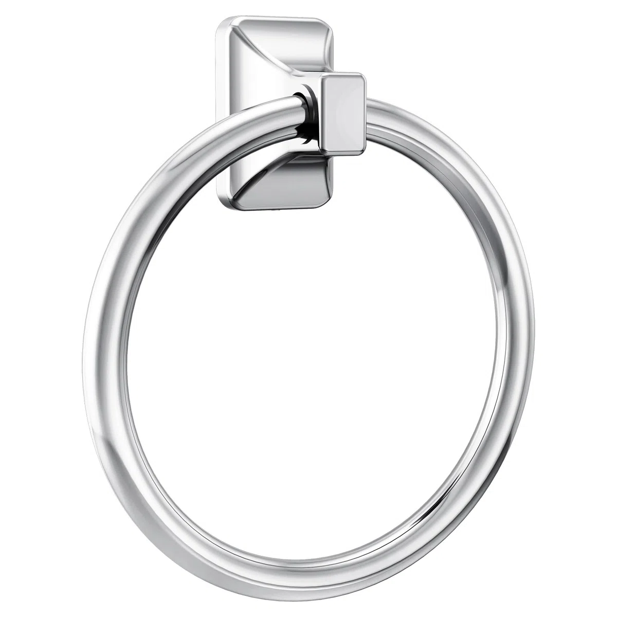 Moen P5860 Donnor Collection-Anello portasciugamani da Bagno, Stile Contemporaneo, Diametro 15 cm, Finitura cromata, 1 Count (Pack of 1)