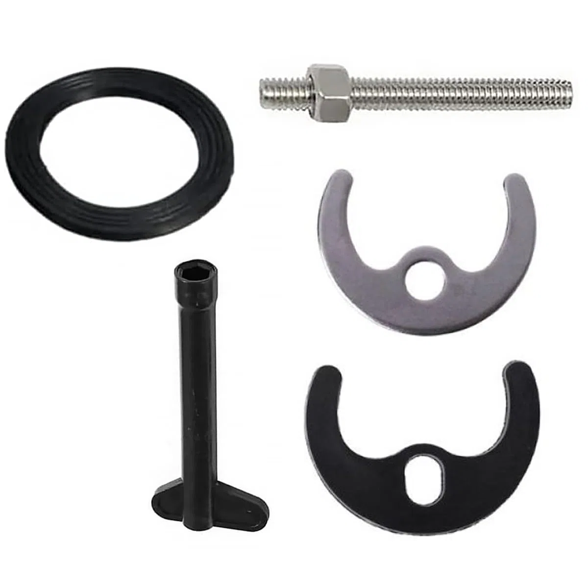 Kit di Montaggio per Rubinetto - Strumento di Fissaggio per Lavabo e Cucina, Staffa Monoblocco e Doppio Foro