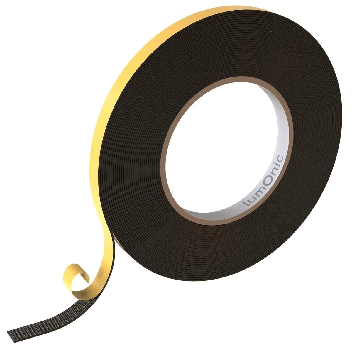 Lumonic 10m Nastro di tenuta in EPDM Autoadesivo 10mm x 1mm | Nastro sigillante in gommapiuma per finestre e porte | Guarnizione per finestre, guarnizione per porte, guarnizione in gomma per la protez