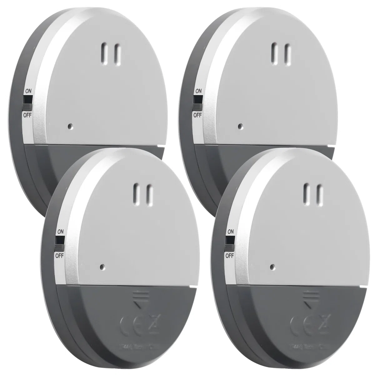 4 allarmi per finestre, sensore per porta, senza fili, 130 dB, sensore magnetico, sensore per porta della finestra, allarme con batterie, protezione antieffrazione, sensore di allarme per porta
