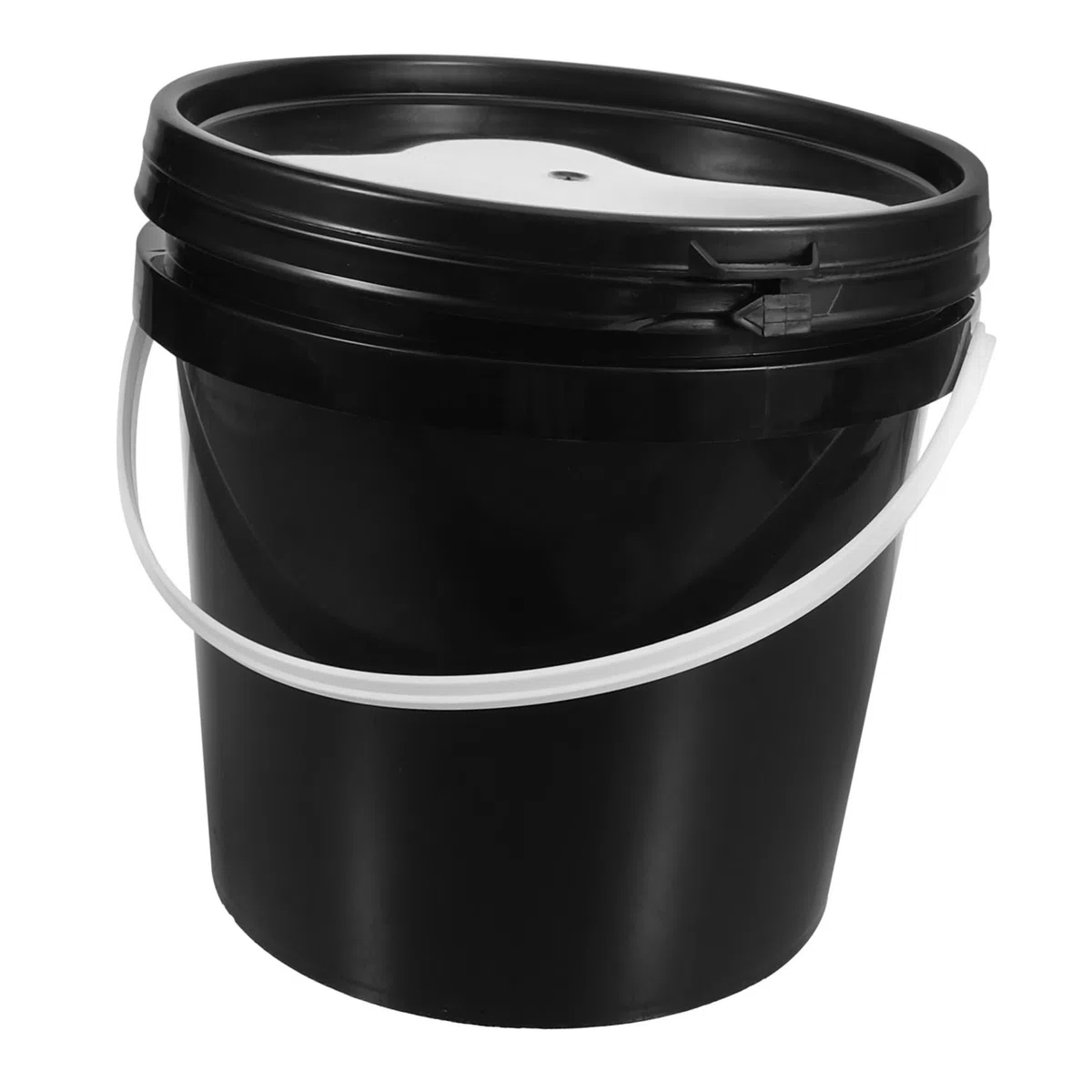 Secchio Rotondo Con Coperchio in Plastica Contenitore Di Vernice Con Maniglia Secchio Di Stoccaggio Della Vernice Riutilizzabile Per Pittori E Hobby