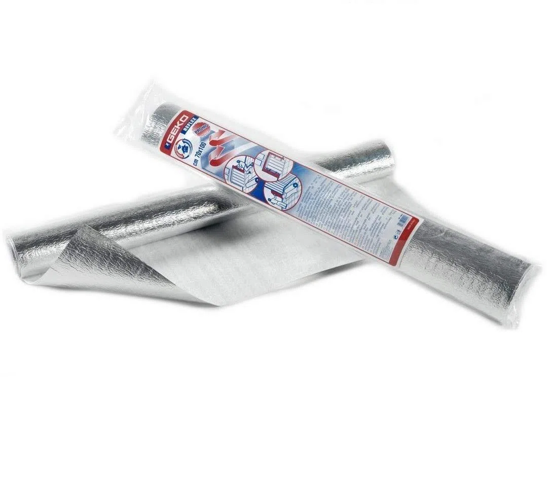 SUPERSAMASTORE Pannello Termo Riflettente Per Calorifero Rotolo Da 100 X 70 Cm/In Polietilene Con Film In Alluminio/Massimizzare l’efficienza del proprio sistema di riscaldamento, dei termosifoni