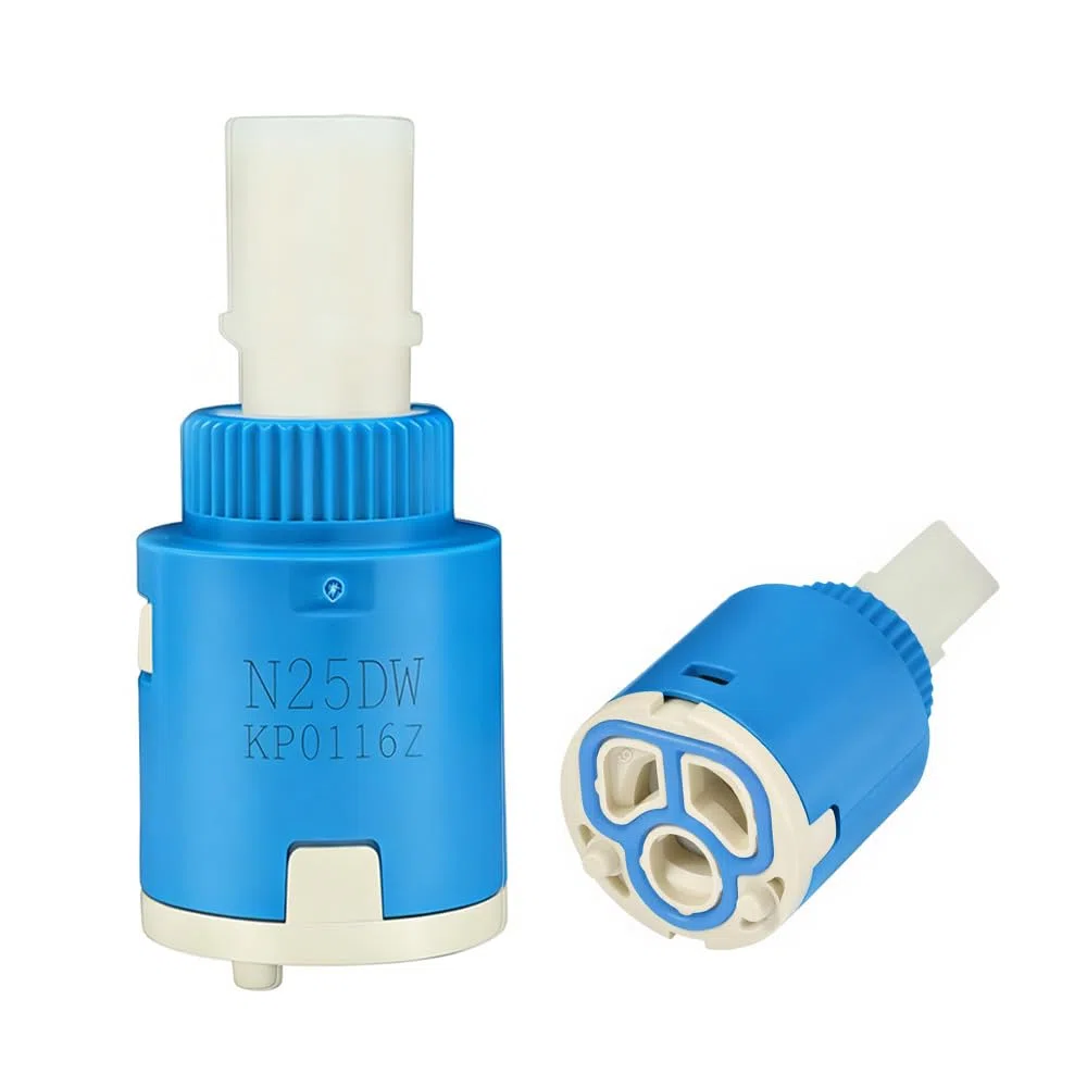 Cartuccia per rubinetto, 25 mm, CUPC/NSF/IAPMO, in ceramica, certificata per rubinetti interni, cartuccia di ricambio per rubinetti con una sola mano (nucleo valvola del rubinetto da 25 mm)