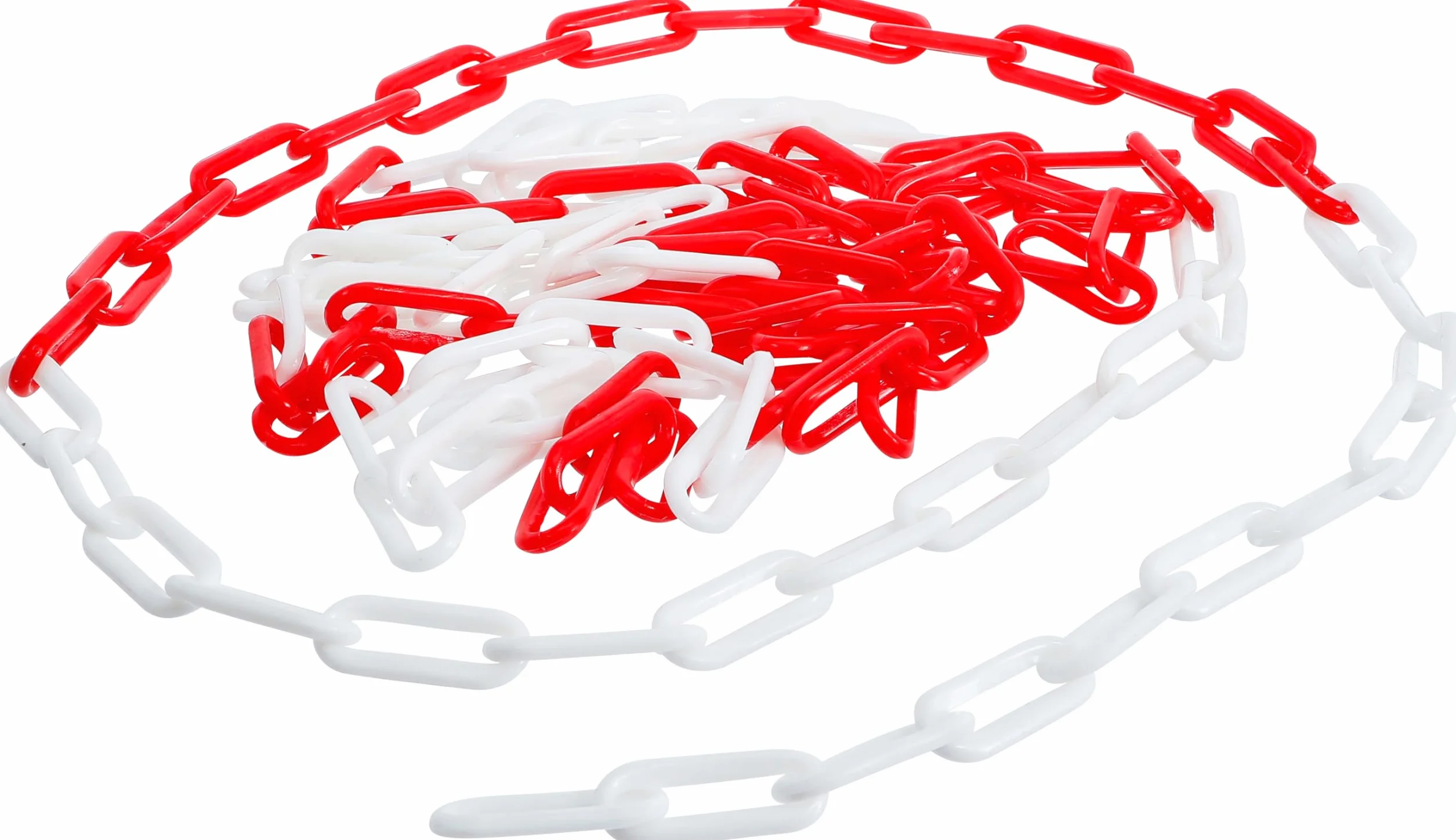 BGS Diy 80809 | Catenella di chiusura | Rosso-bianco | Plastica | 5 m