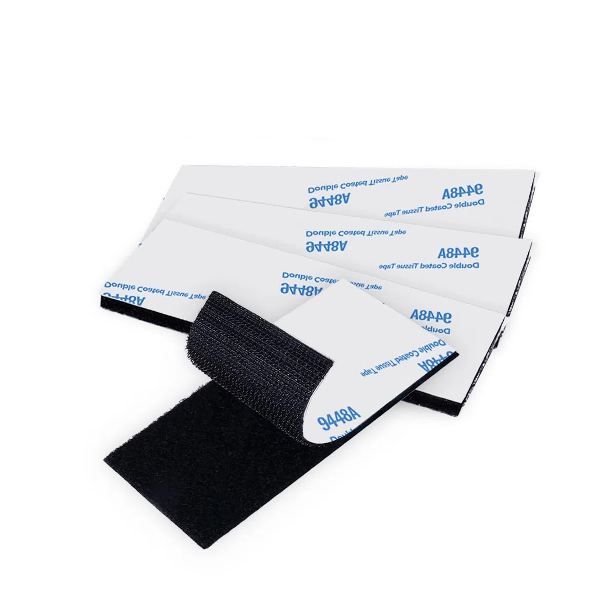 Flintronic Feltro Adesivo Forte Biadesivo, 4 paia (8 pezzi) 50 x 100mm, Autoadesivo Nastro a Strappo, per Pareti, Pavimento, Plastica, Vetri, Metalli