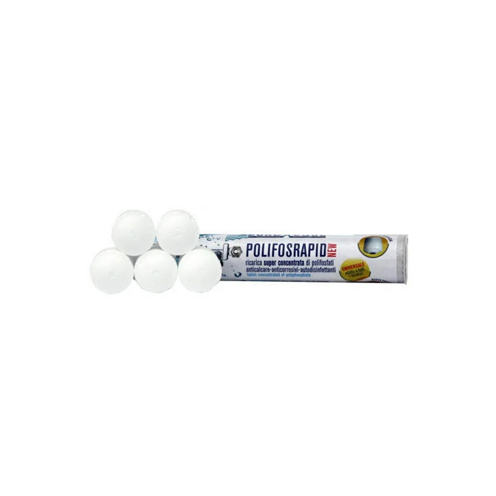 Ricarica Per Dosatore Polifosfati In Pastiglie Tabs Cilindretti 5 Pezzi Euroacque